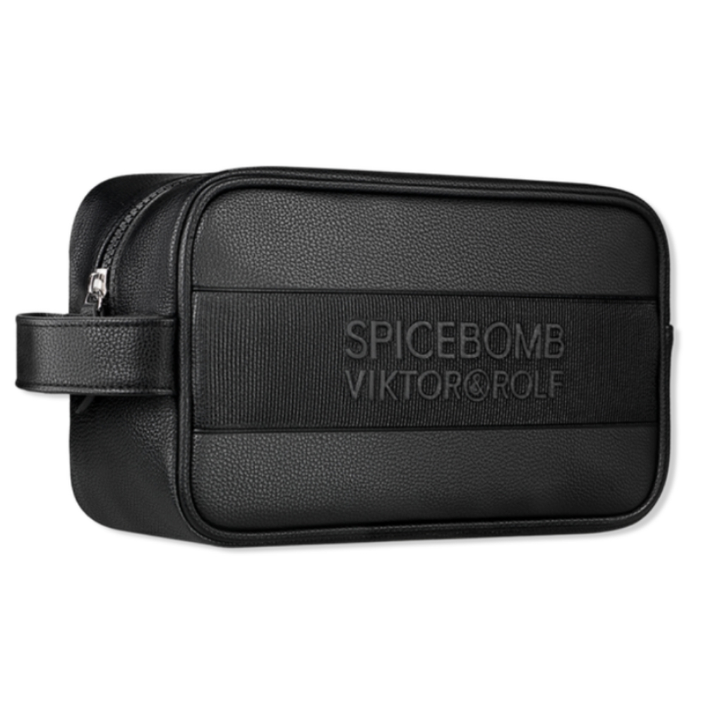 VIKTOR & ROLF MEN'S SPICEBOMB TOILETRY POUCH.